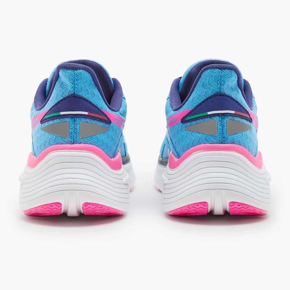Diadora Women's Nucleo Running Shoe - Bonnie Blue/Pink Fluo - Regular (B) - Image 3