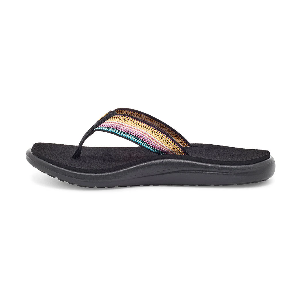 Teva Women's Voya Flip Sandal - Antiguous Black Multi- Regular (B) - Image 4