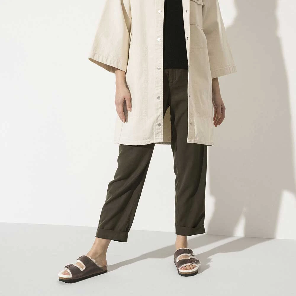 Birkenstock Arizona Shearling Sandal - Habana Natural- Medium/Narrow - Image 7