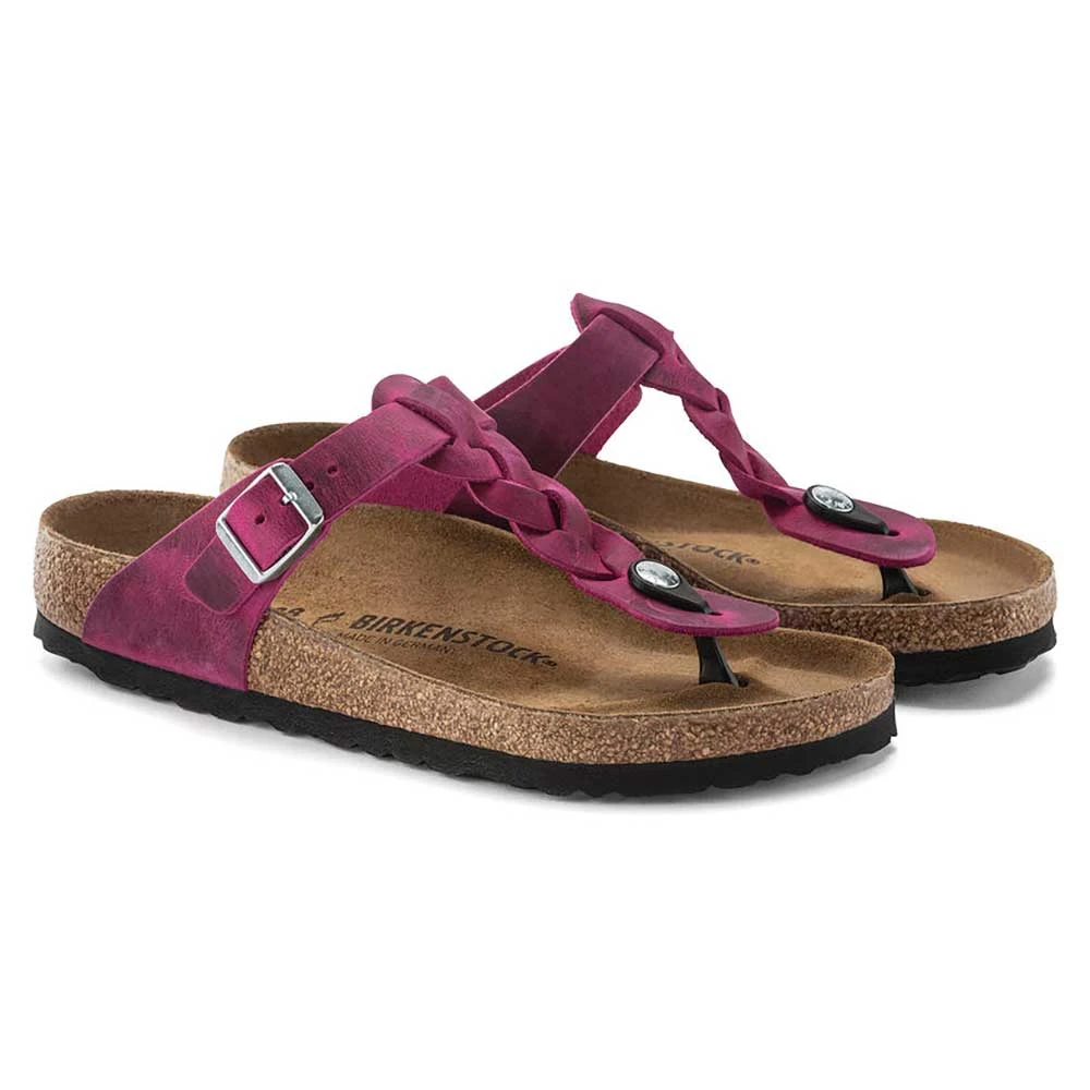 Birkenstock Women's Gizeh Braid Sandal- Festival Fuchsia- Regular/Wide - Image 3