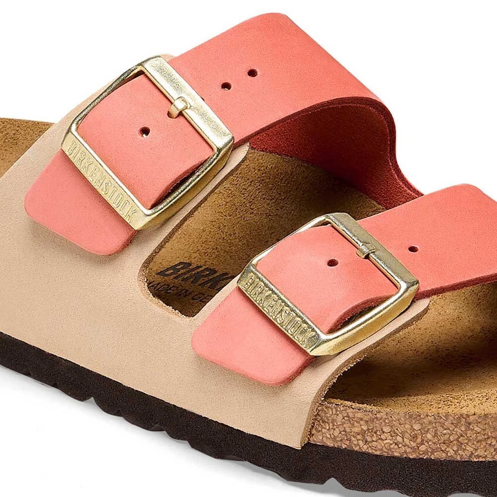 Birkenstock Women's Arizona Nubuck Sandal - Mars/Sandcastle - Regular (B) - Image 5