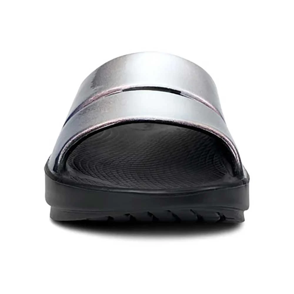 OOfos Women's OOahh Luxe Slide- Calypso - Image 3