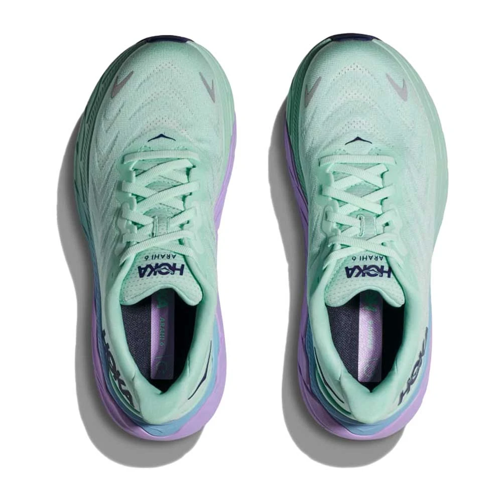 Hoka Women's Arahi 6 Running Shoe - Sunlit Ocean/Lilac Mist - Regular (B) - Image 4