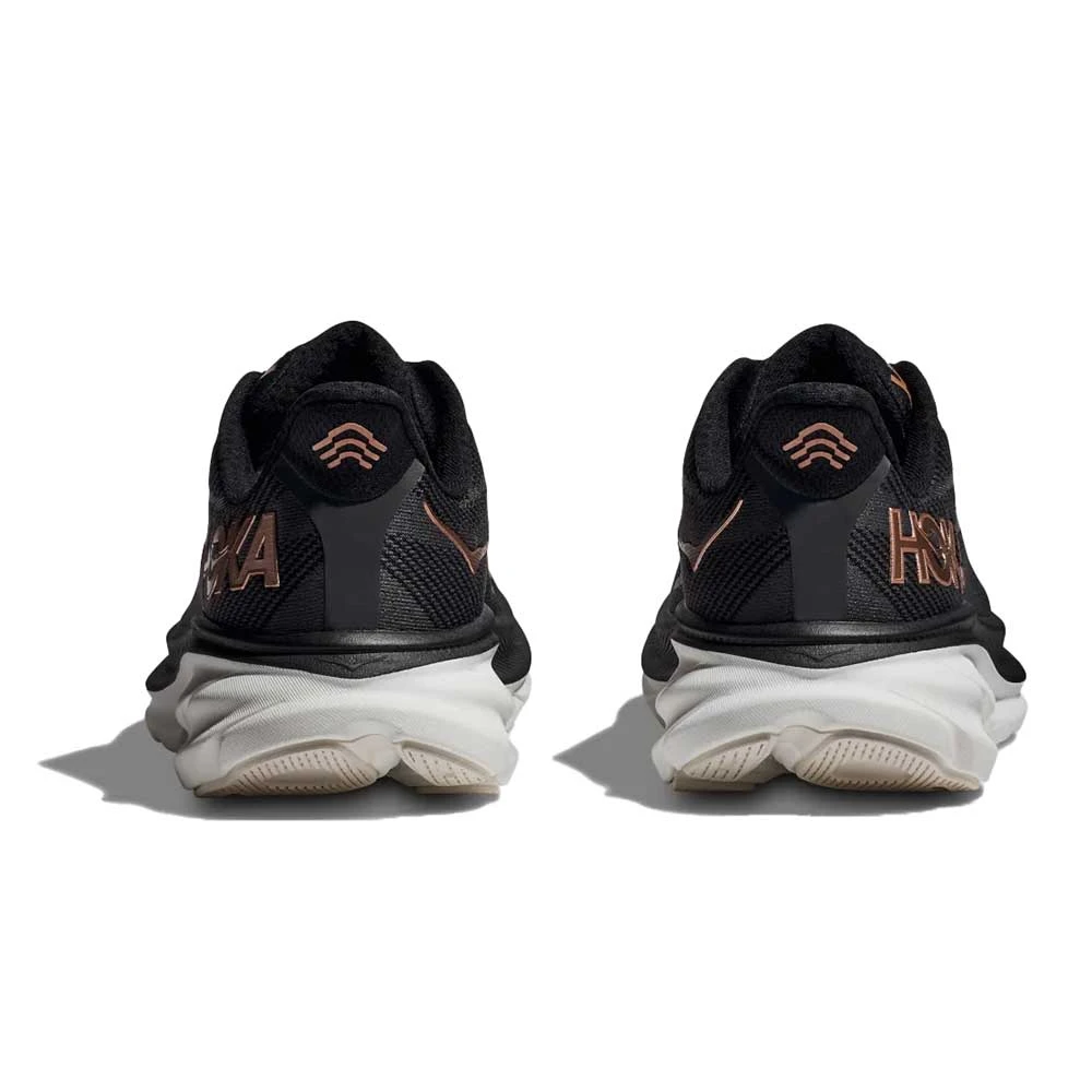Hoka Women's Clifton 9 Running Shoe - Black/Rose Gold - Regular (B) - Image 5