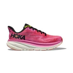 Hoka Women's Clifton 9 Running Shoe - Raspberry/Strawberry- Regular (B)