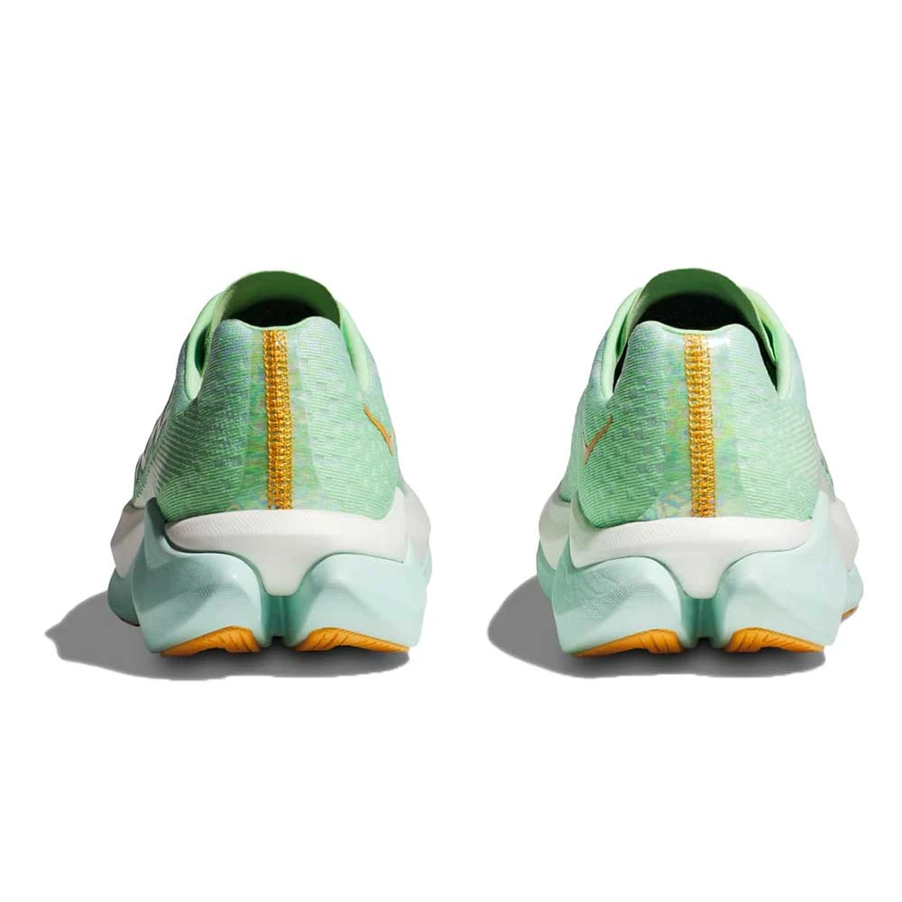 Hoka Women's Mach X Running Shoe - Lime Glow/Sunlit Ocean - Regular (B) - Image 4