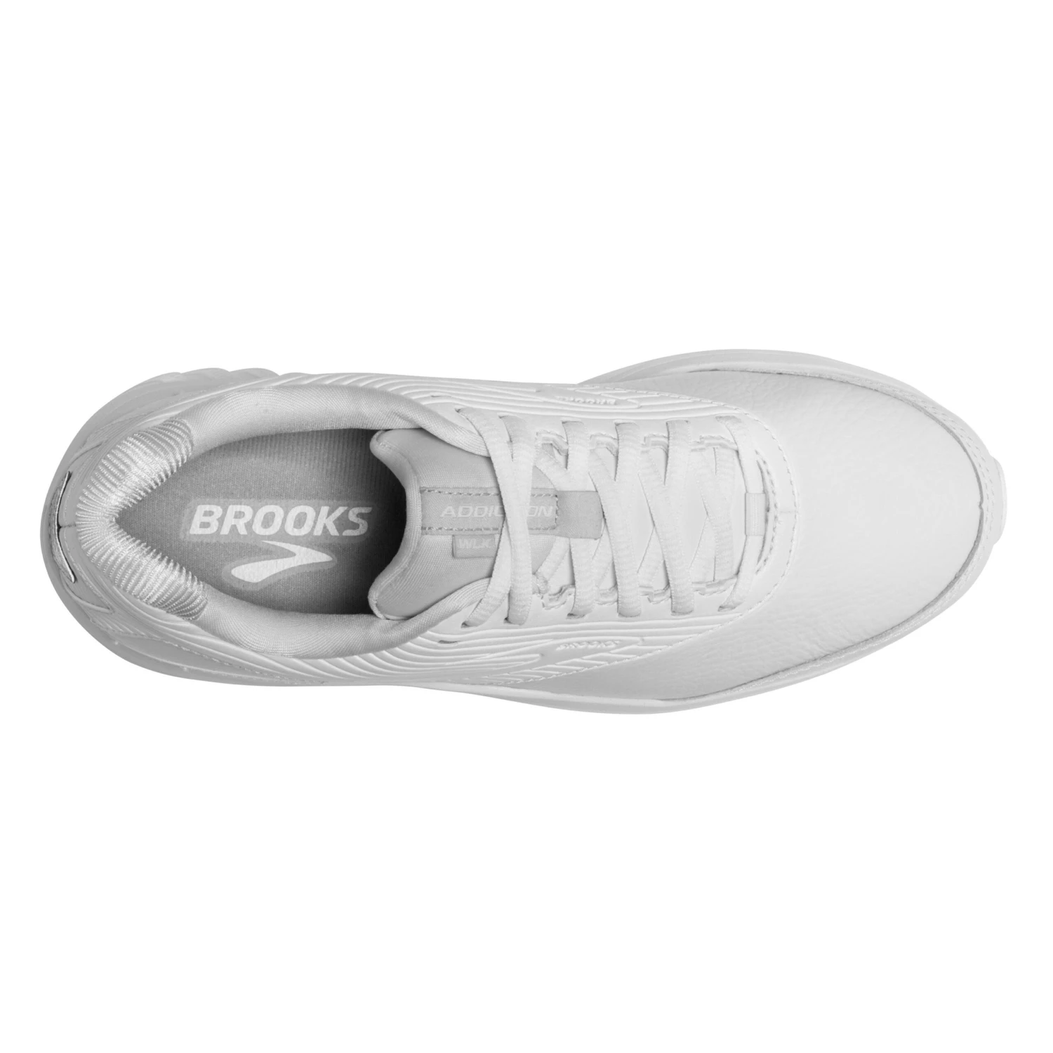 BROOKS Women's Addiction Walker 2 Walking Shoe- White/White- Narrow (2A) - Image 5