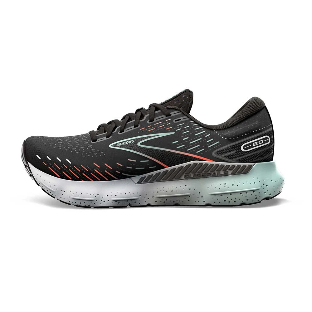 BROOKS Women's Glycerin GTS 20 Running Shoe - Black/Red/Opal - Regular (B) - Image 2