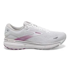 BROOKS Women's Ghost 15 - White/Oyster/Viola