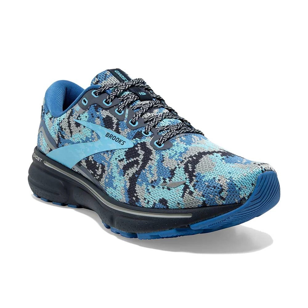 BROOKS Women's Ghost 15 Camo Running Shoe - Star/Eclipse/Grotto - Regular (B) - Image 3