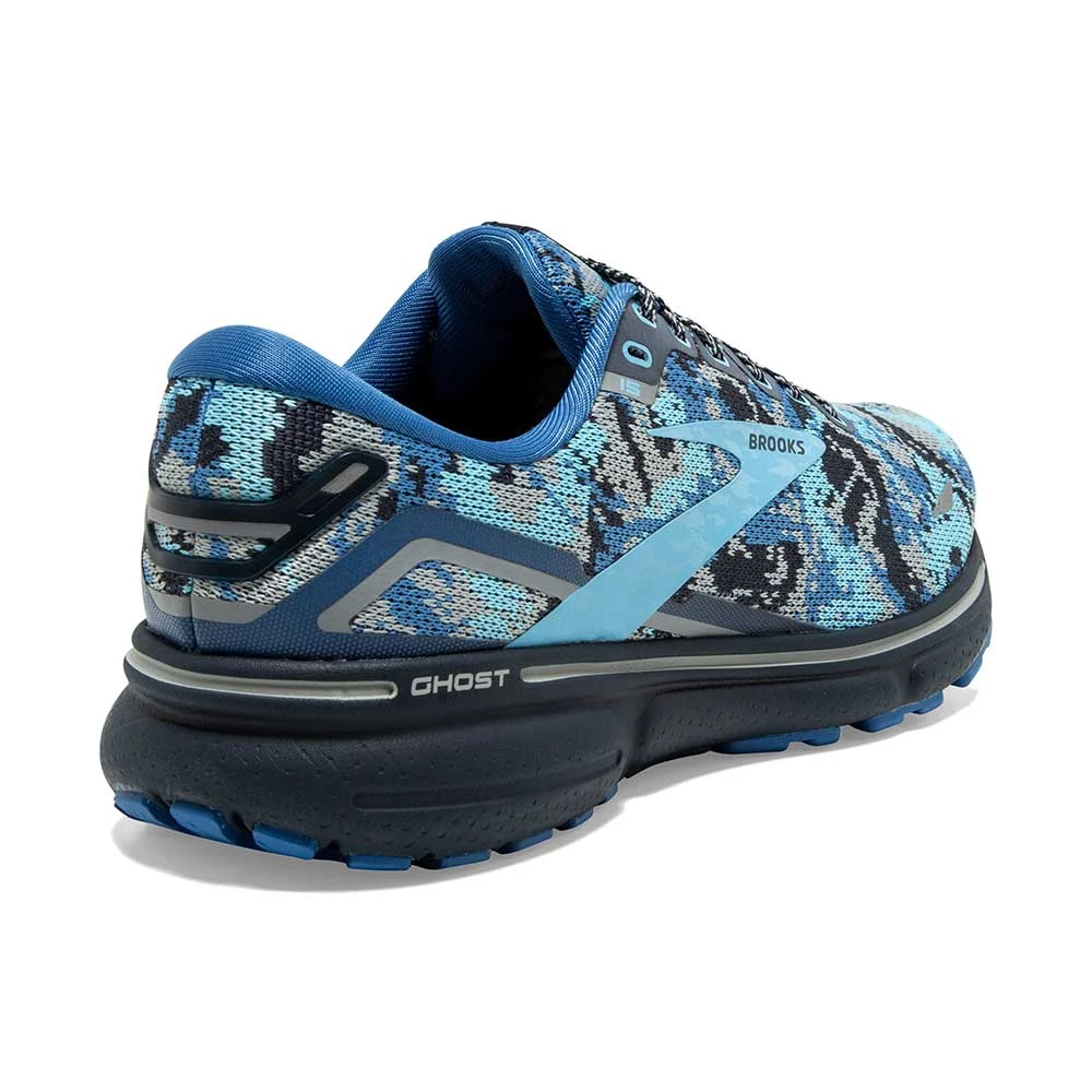 BROOKS Women's Ghost 15 Camo Running Shoe - Star/Eclipse/Grotto - Regular (B) - Image 4