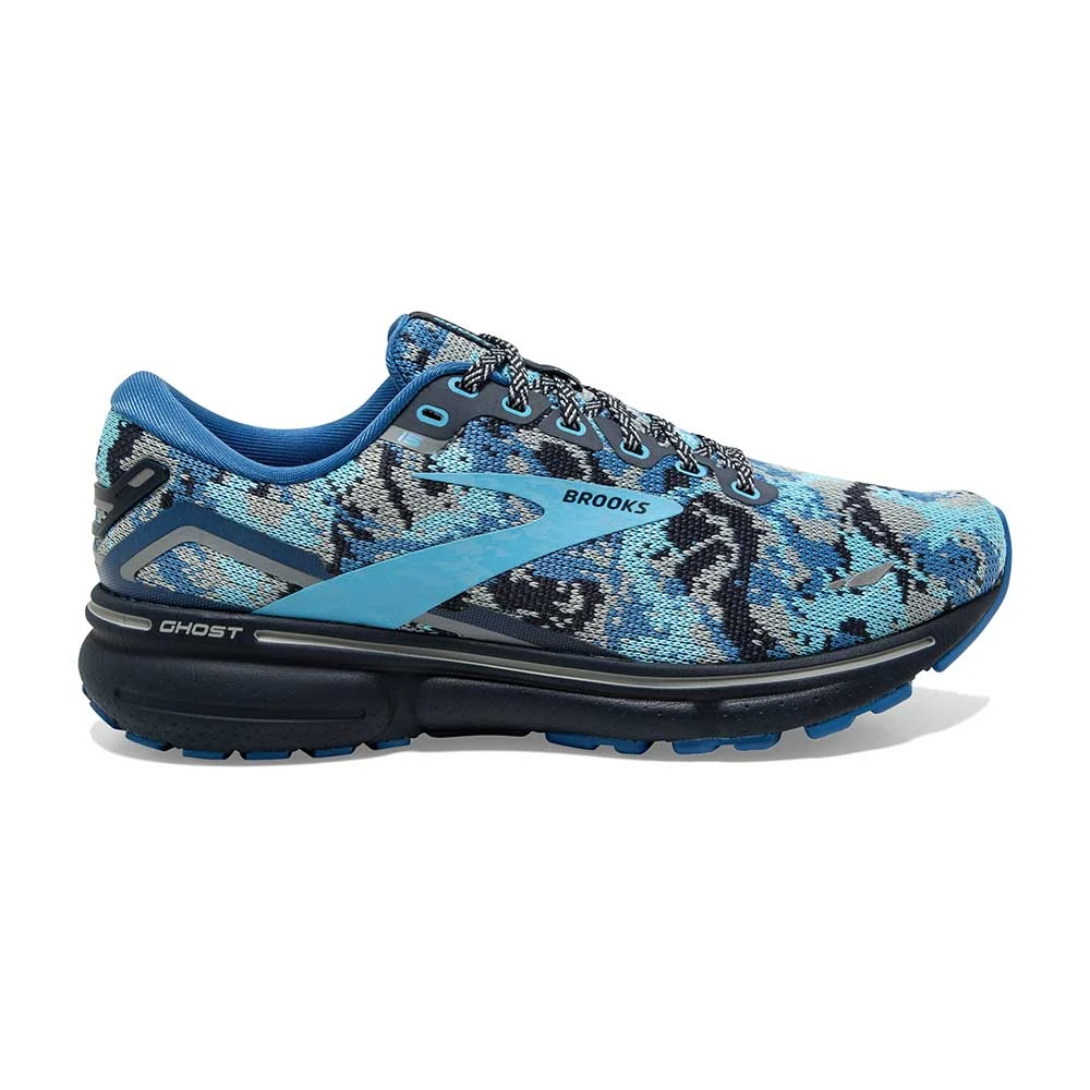 BROOKS Women's Ghost 15 Camo Running Shoe - Star/Eclipse/Grotto - Regular (B)