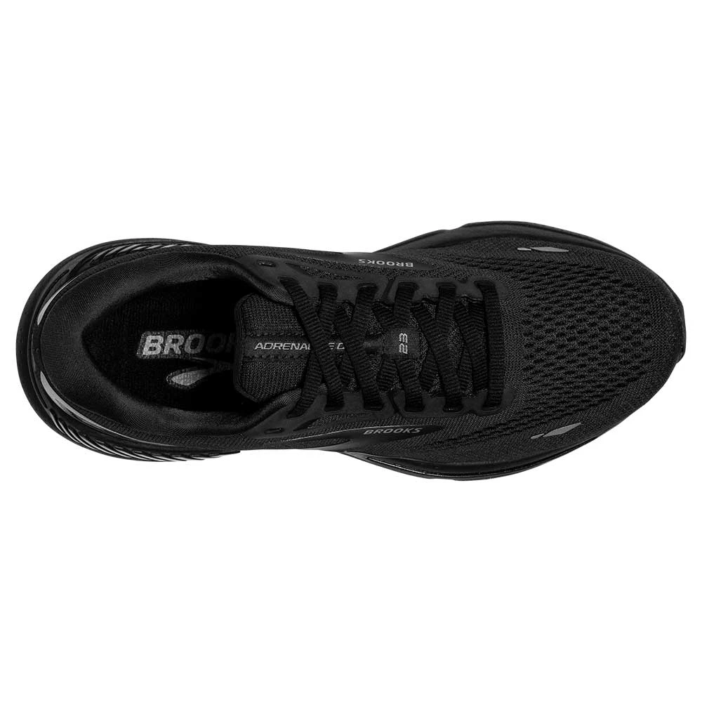 BROOKS W Adrenaline GTS 23 (D) - Black/Black/Ebony - Image 7