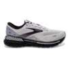 BROOKS Women's Adrenaline GTS 23 Running Shoe - Grey/Black/Purple- Regular (B)