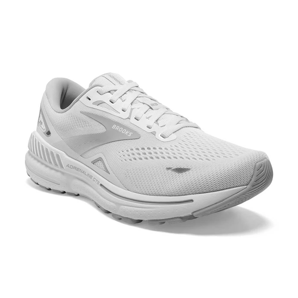 BROOKS W Adrenaline GTS 23 - White/Oyster/Silver - Image 2