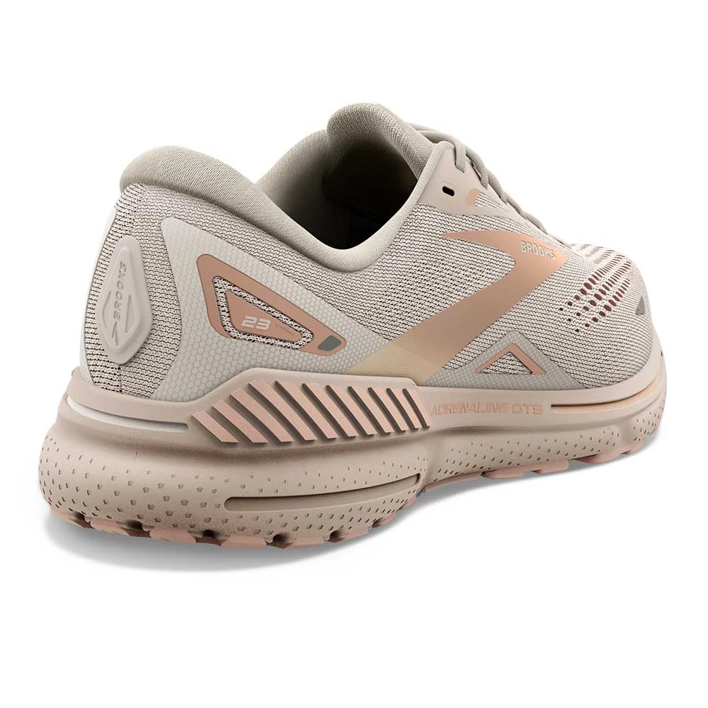 BROOKS Women's Adrenaline GTS 23 Running Shoe - Crystal Grey/Villa/White- Regular (B) - Image 6