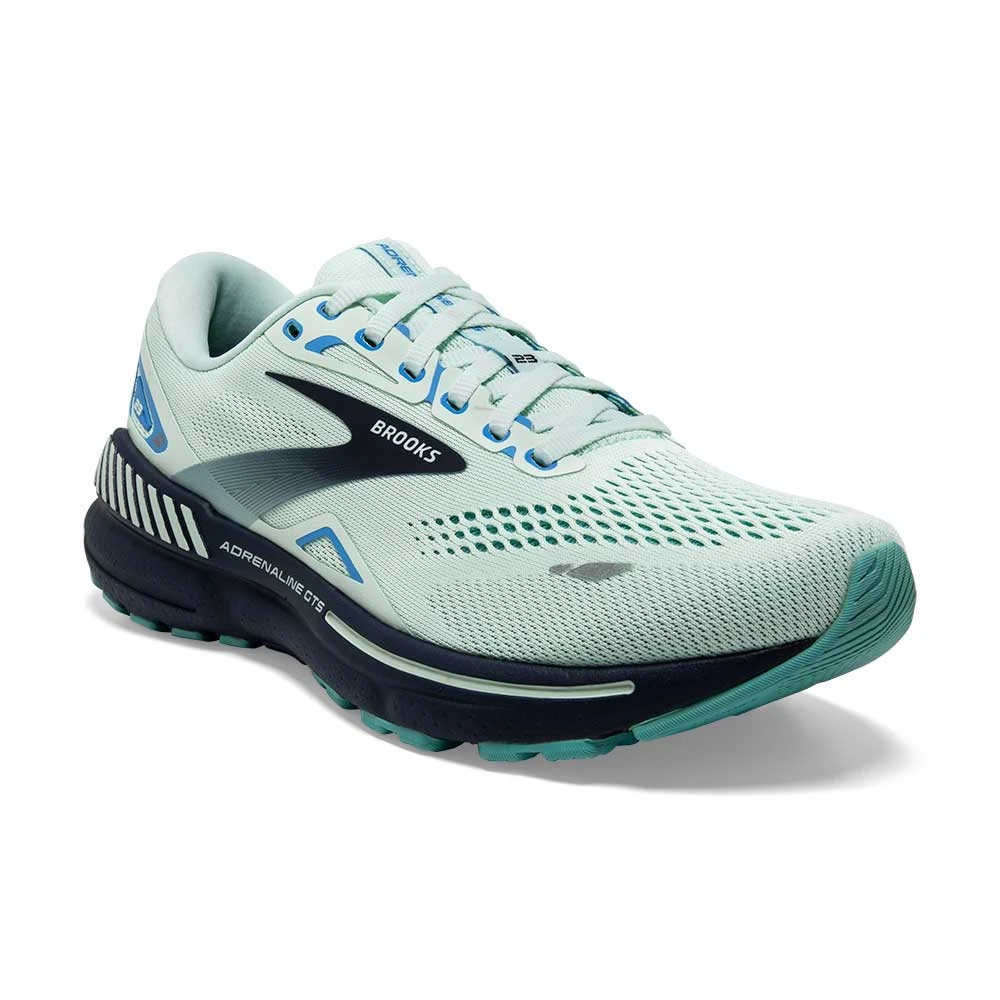 BROOKS Women's Adrenaline GTS 23 Running Shoe - Blue Glass/Nile Blue/Marina- Regular (B) - Image 2