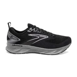 BROOKS Women's Levitate 6 Running Shoe- Black/Ebony/White- Regular (B)