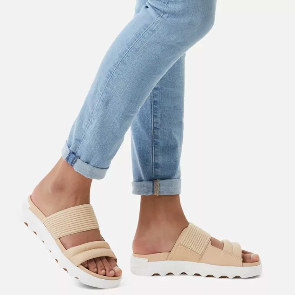Sorel Women's Viibe Slide - Nova Sand/Sea Salt - Regular (B) - Image 5