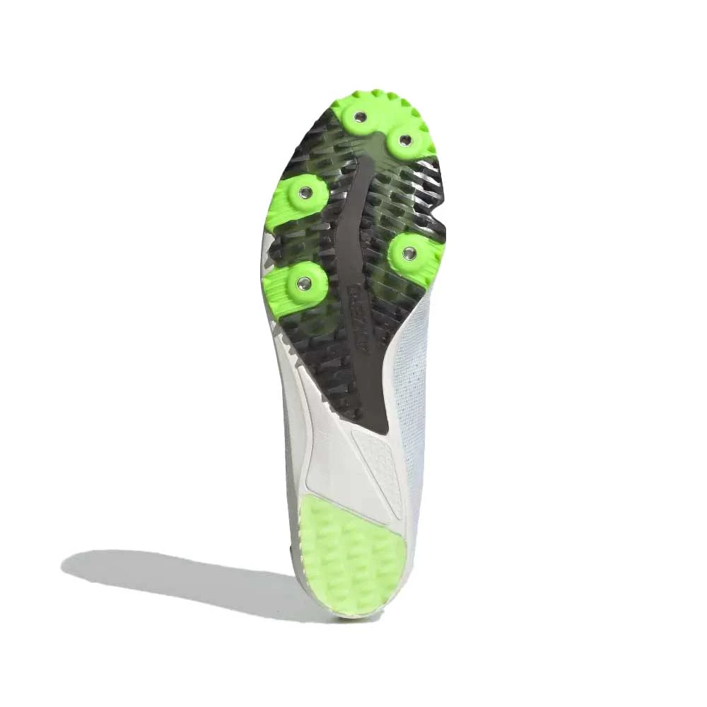 ADIDAS Unisex AdiZERO XC Spikes - Cloud White/Night Metallic/Solar Green - Regular (D) - Image 5