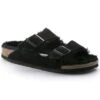 Birkenstock Arizona Shearling Sandal - Black - Regular/Wide