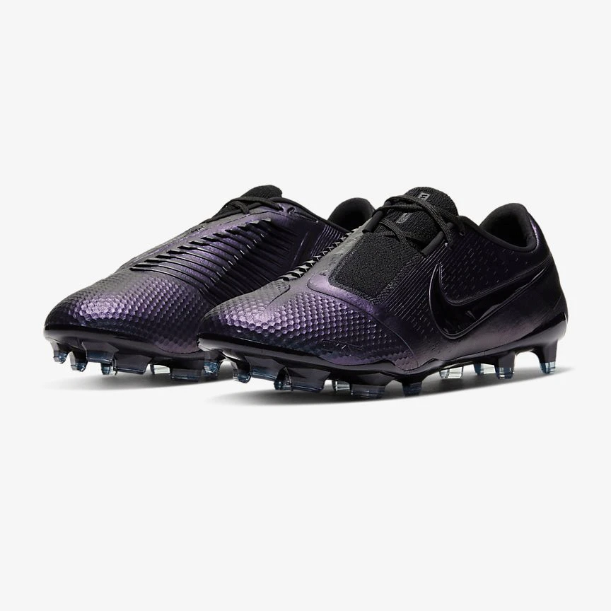 Nike Unisex Phantom Venom Elite FG Soccer Cleat - Black/Black - Image 5