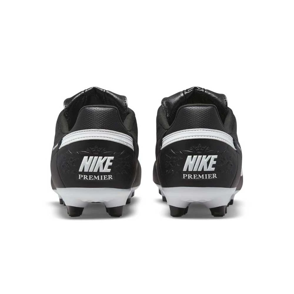 Nike Unisex Premier III FG Soccer Shoe- Black/White - Image 5