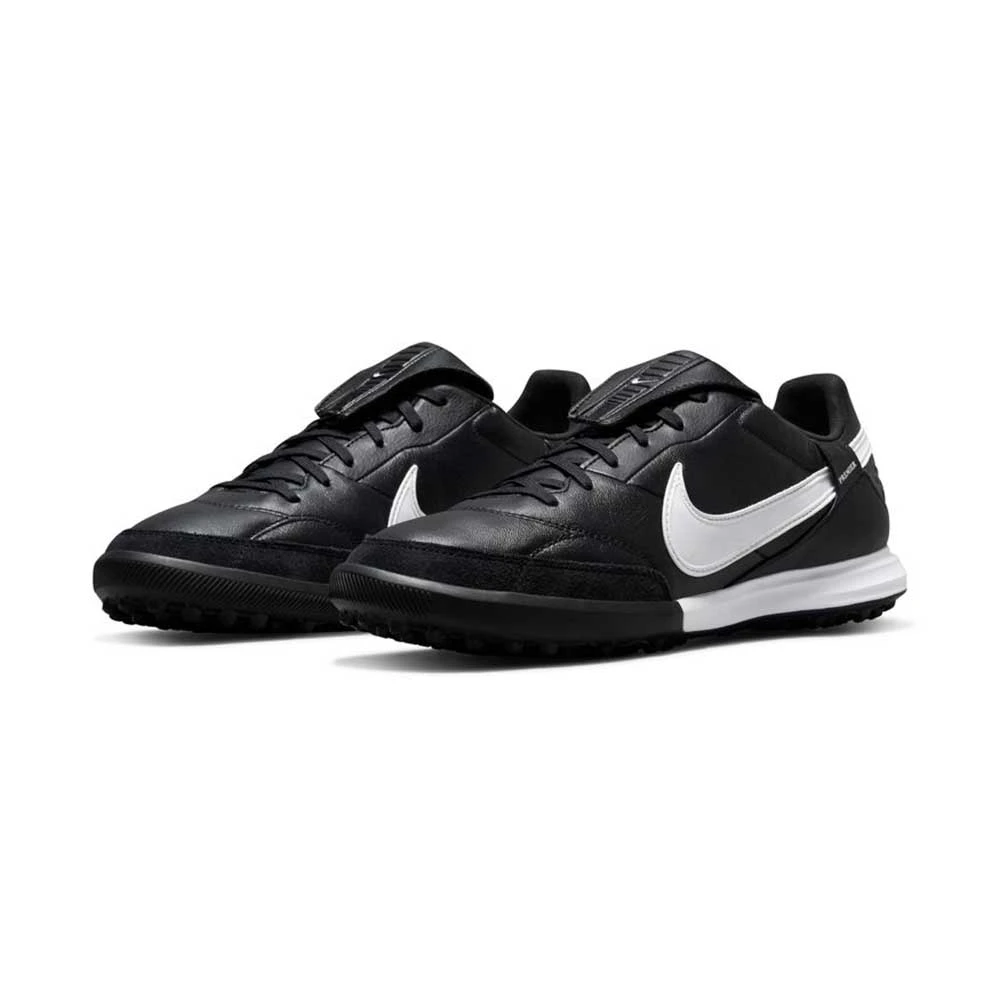 Nike Unisex Premier III TF Soccer Shoe - Black/White - Image 3