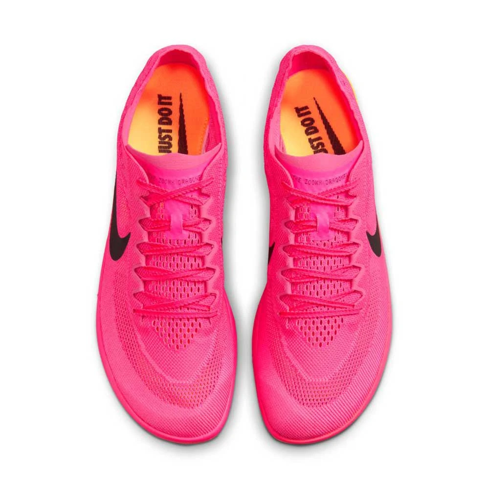 Unisex Nike ZoomX Dragonfly Track Spike- Hyper Pink/Black/Laser Orange- Regular (D) - Image 4