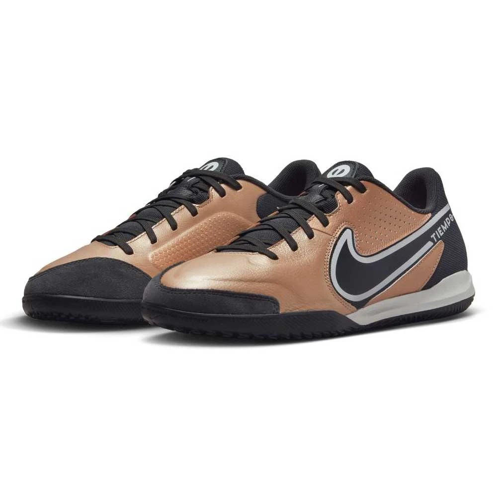 Unisex Nike Tiempo Legend 9 Academy IC/Court Soccer Shoe - Metallic Copper/White - Image 2