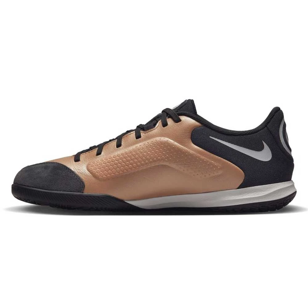 Unisex Nike Tiempo Legend 9 Academy IC/Court Soccer Shoe - Metallic Copper/White - Image 3