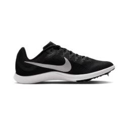 Unisex Nike Zoom Rival Track And Field Distance Spikes - Black/Metallic Silver/Lt Smoke - Regular (D)