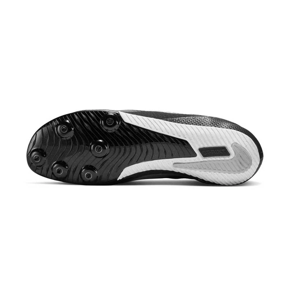 Unisex Nike Zoom Rival Sprint Spike - Black/Metallic Silver/Lt Smoke Grey- Regular (D) - Image 7