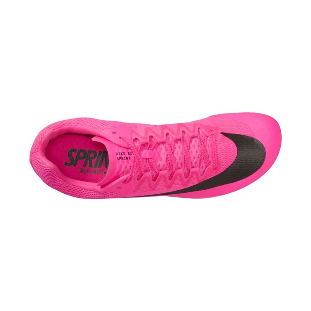 Unisex Nike Zoom Rival Sprint Spike- Hyper Pink/Black/Laser Orange- Regular (D) - Image 5
