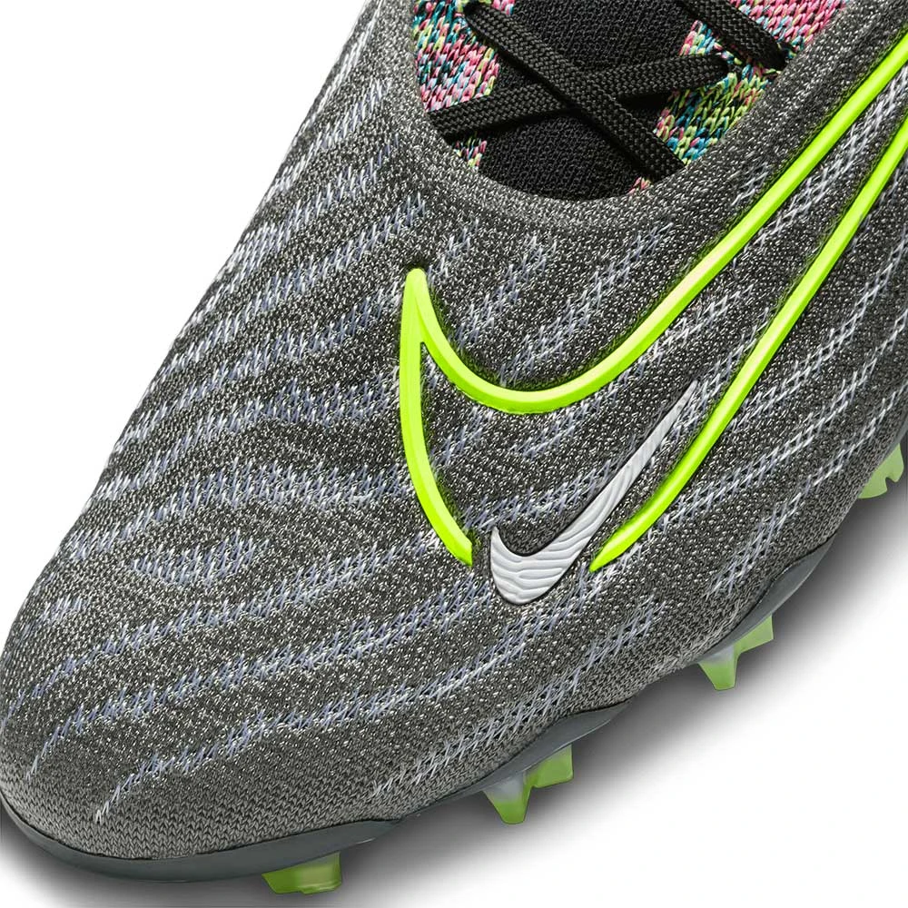 Nike Unisex Phantom GX Elite Fusion FG Footwear - Black/Volt/White - Regular (D) - Image 4