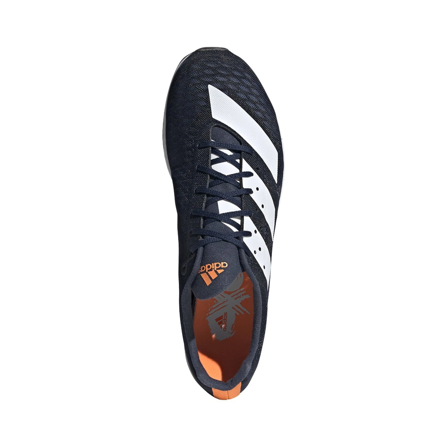 ADIDAS Adizero XC Sprint Spike - Collegiate Navy/Footwear White/Signal Orange- Regular (D) - Image 2