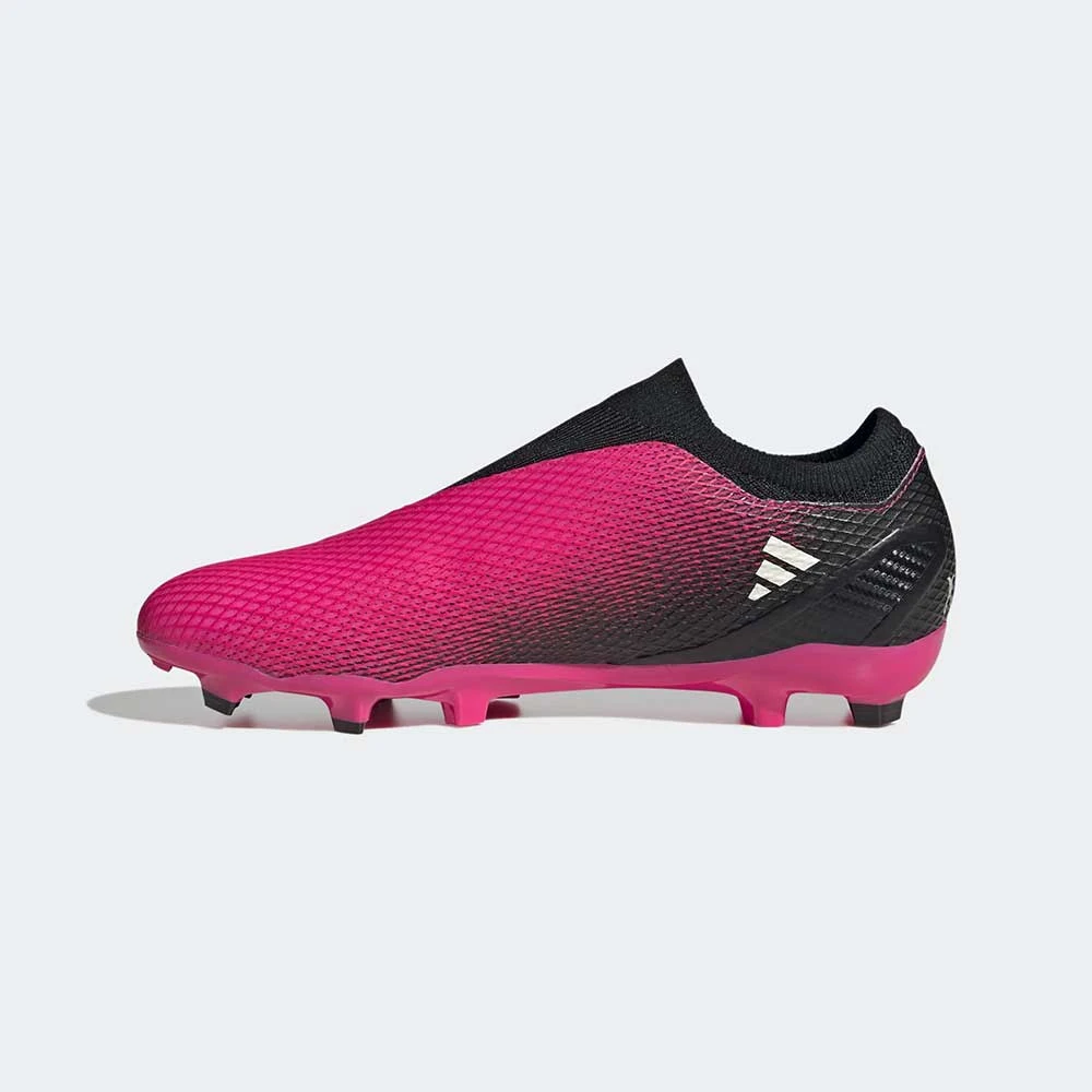 ADIDAS Unisex X Speedportal.3 LL FG Soccer Shoe - Team Shock Pink 2/Zero Metalic/Core Black - Regular (D) - Image 2