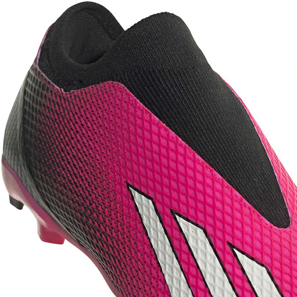 ADIDAS Unisex X Speedportal.3 LL FG Soccer Shoe - Team Shock Pink 2/Zero Metalic/Core Black - Regular (D) - Image 4