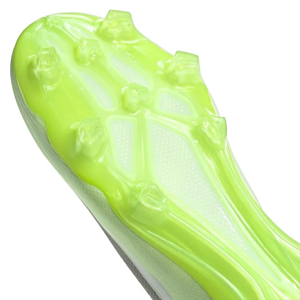 Unisex Adidas X CRAZYFAST.1 FG Soccer Shoe - Cloud White/ Core Black/ Lucid Lemon - Regular (D) - Image 7