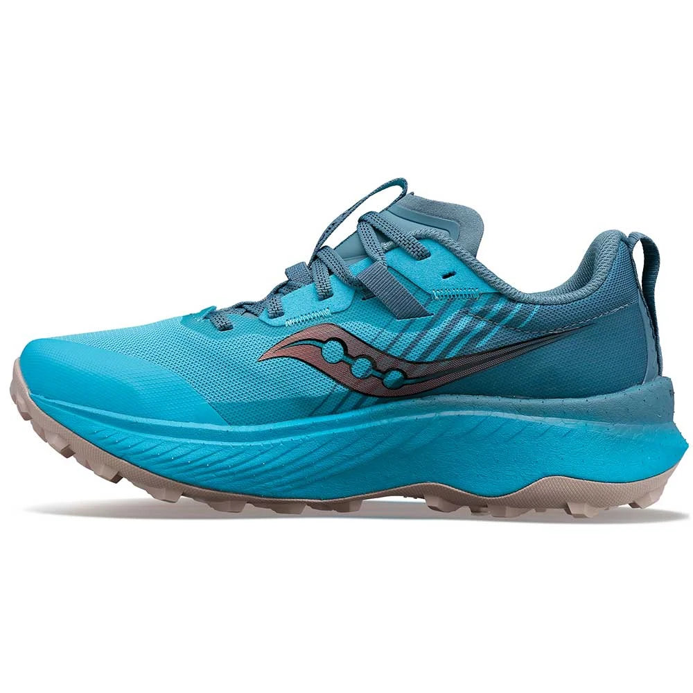 Saucony Women's Endorphin Edge Trail Shoe- Ocean/Loam- Regular (B) - Image 3