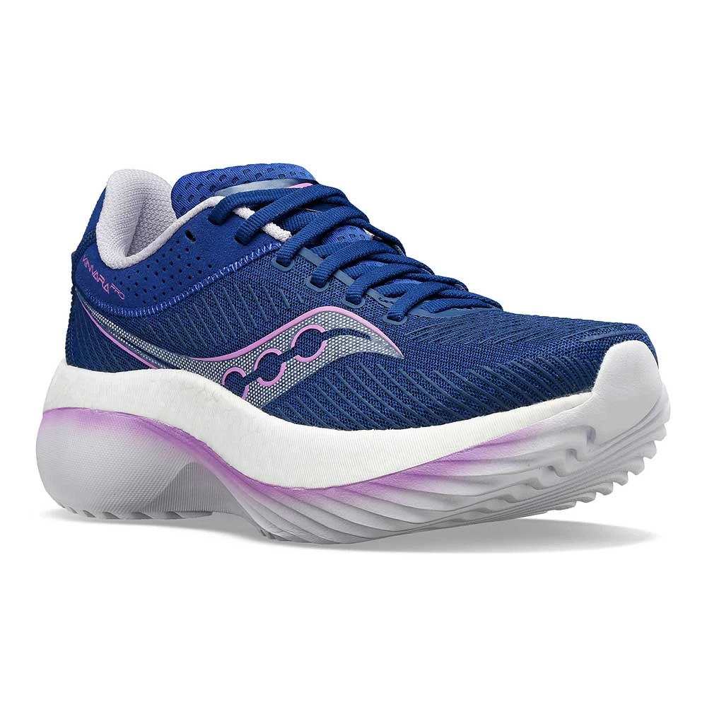 Saucony Women's Kinvara Pro Running Shoe - Indigo/Mauve- Regular (B) - Image 2