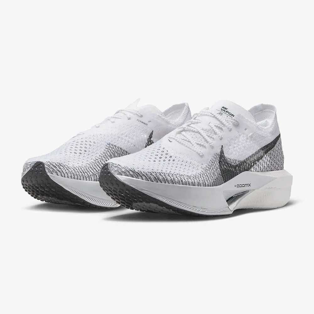 Women's Nike ZoomX Vaporfly Next% 3 Running Shoe- White/Dark Smoke Grey/Particle Grey- Regular (B) - Image 2