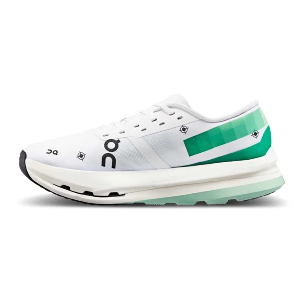 On Running Women's Cloudboom Echo 3 Running Shoe - Undyed-White/Mint - Regular (B) - Image 3