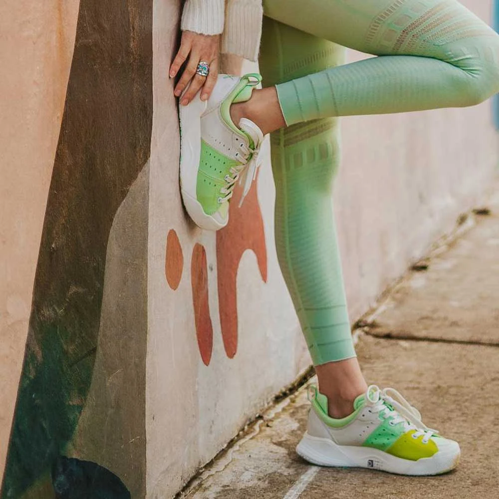 Women's X-SCAPE NBK Low Sneaker - Blanc/Mint - Regular (B) - Image 9